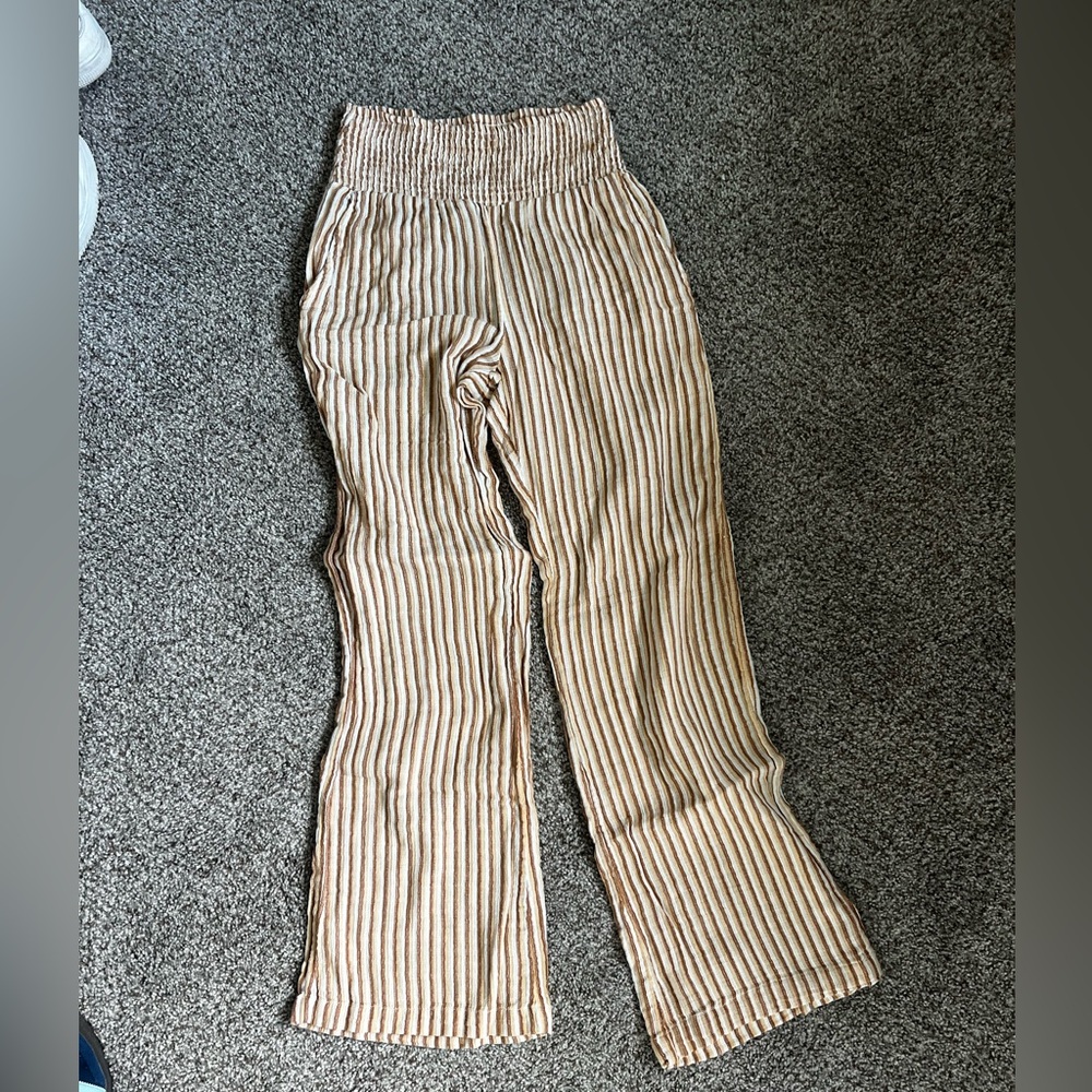 Billabong Striped Wide-Leg Pants